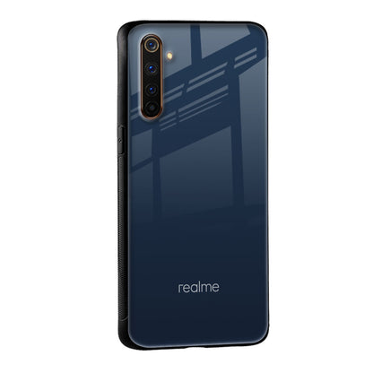 Overshadow Blue Glass Case For Realme 9