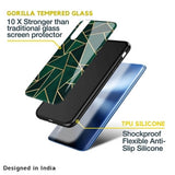 Abstract Green Glass Case For Realme GT Neo3