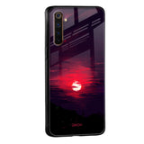 Morning Red Sky Glass Case For Realme C2