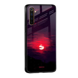 Morning Red Sky Glass Case For Realme 3 Pro