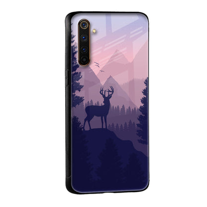 Deer In Night Glass Case For Realme X7 Pro