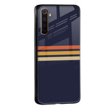 Tricolor Stripes Glass Case For Realme C3