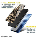 Leopard Seamless Glass Case For Realme 7
