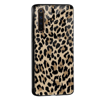 Leopard Seamless Glass Case For Realme 9i