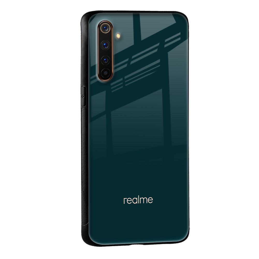 Hunter Green Glass Case For Realme C2