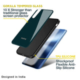 Hunter Green Glass Case For Realme X7 Pro
