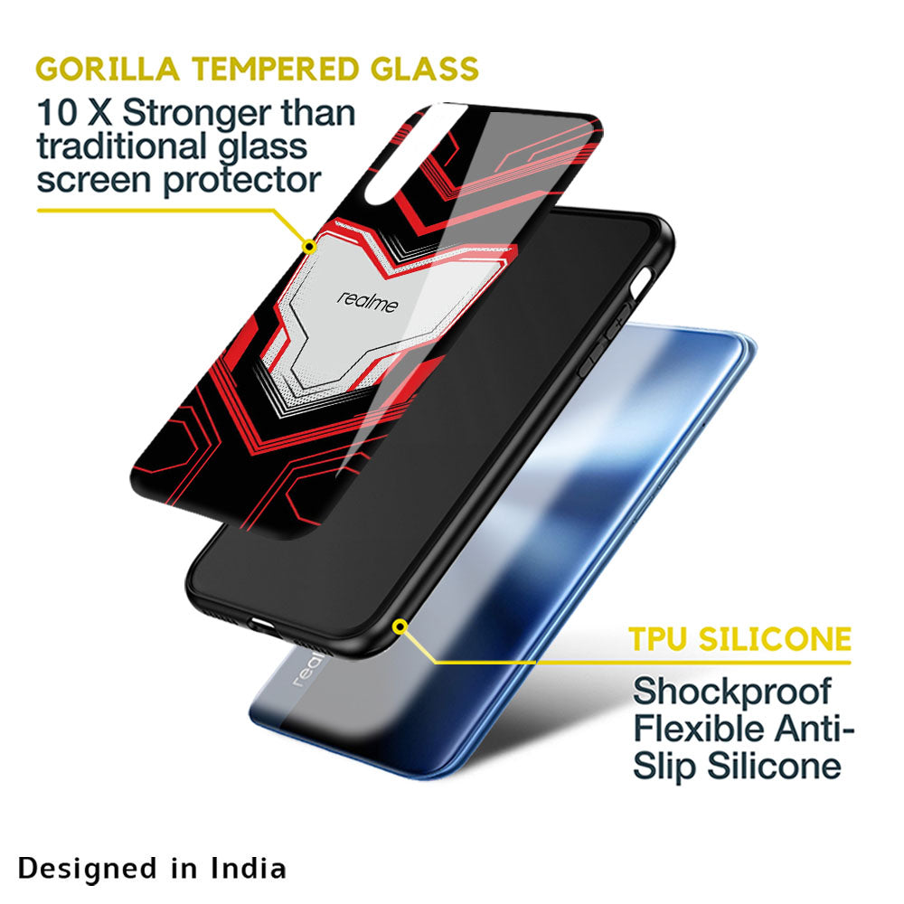 Quantum Suit Glass Case For Realme 10 Pro 5G