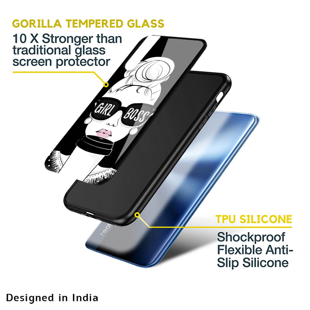 Girl Boss Glass Case For Realme 9 5G