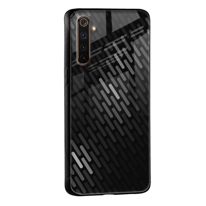 Dark Abstract Pattern Glass Case For Realme 9i