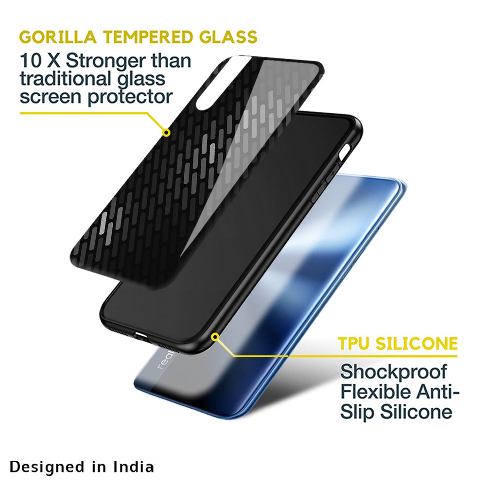 Dark Abstract Pattern Glass Case For Realme Narzo 50