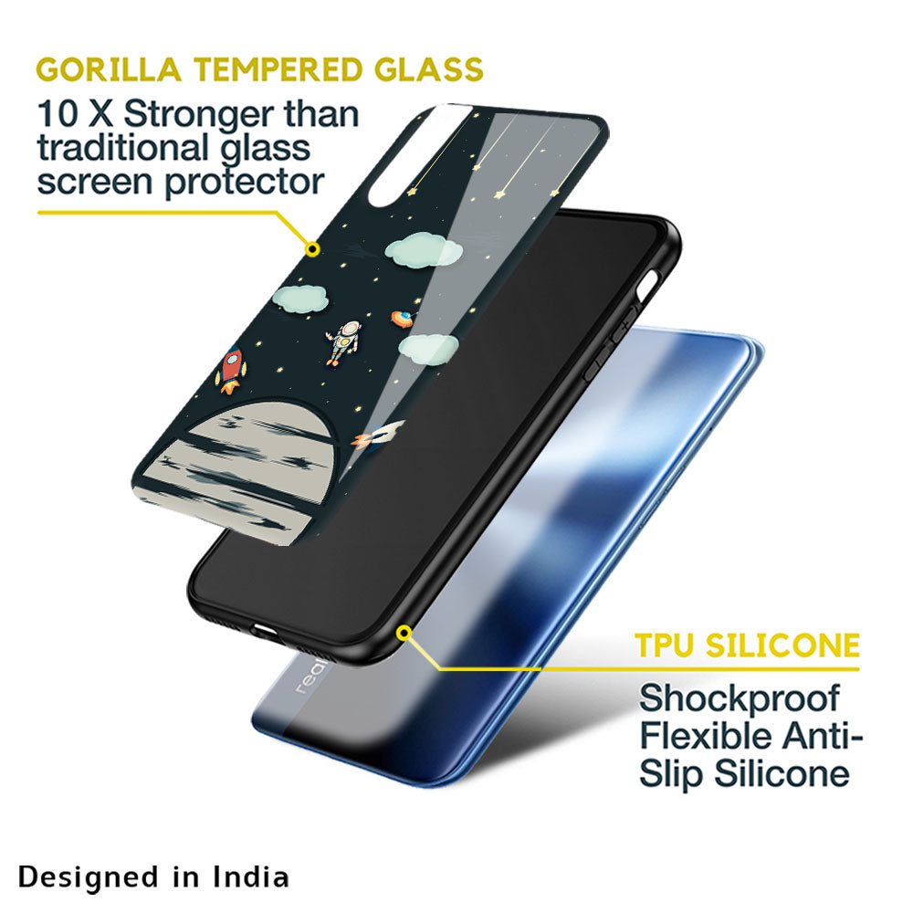 Astronaut Dream Glass Case For Realme 9 5G