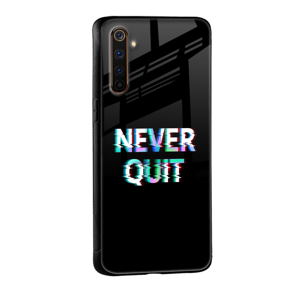 Never Quit Glass Case For Realme 9 5G