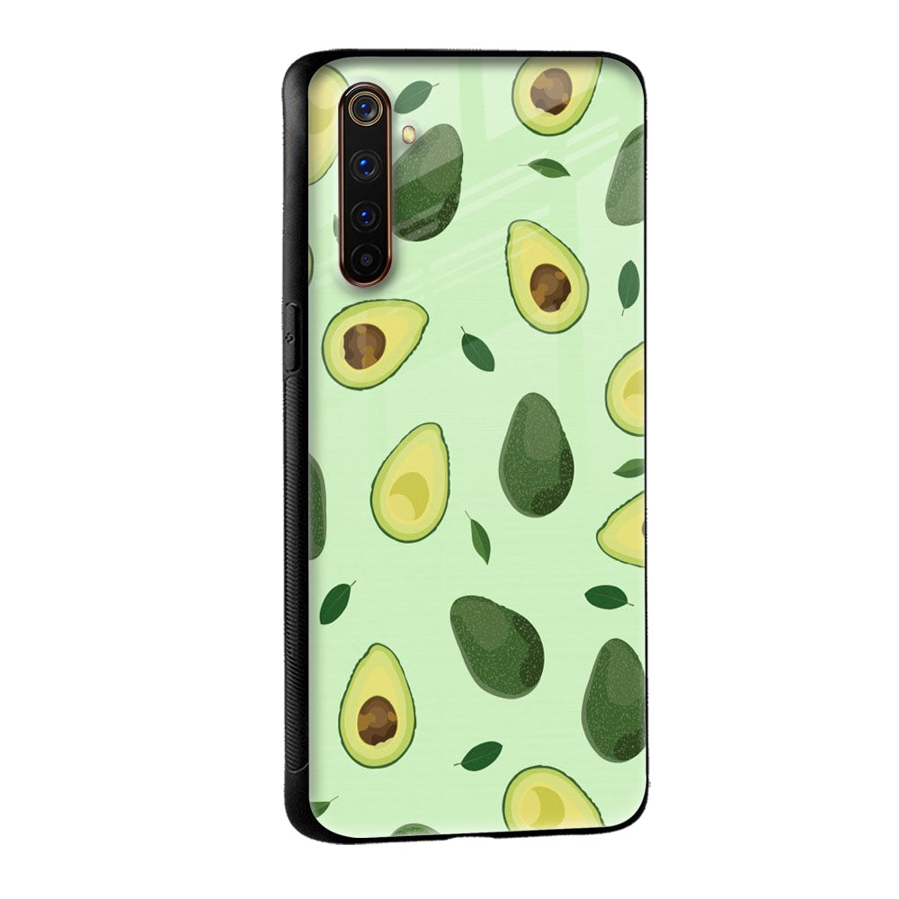 Avocado Green Glass Case For Realme 9 Pro Plus