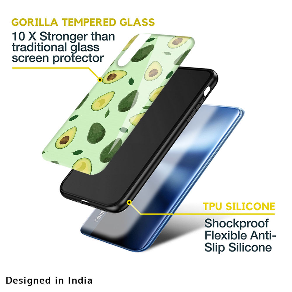 Avocado Green Glass Case For Realme 9 Pro 5G