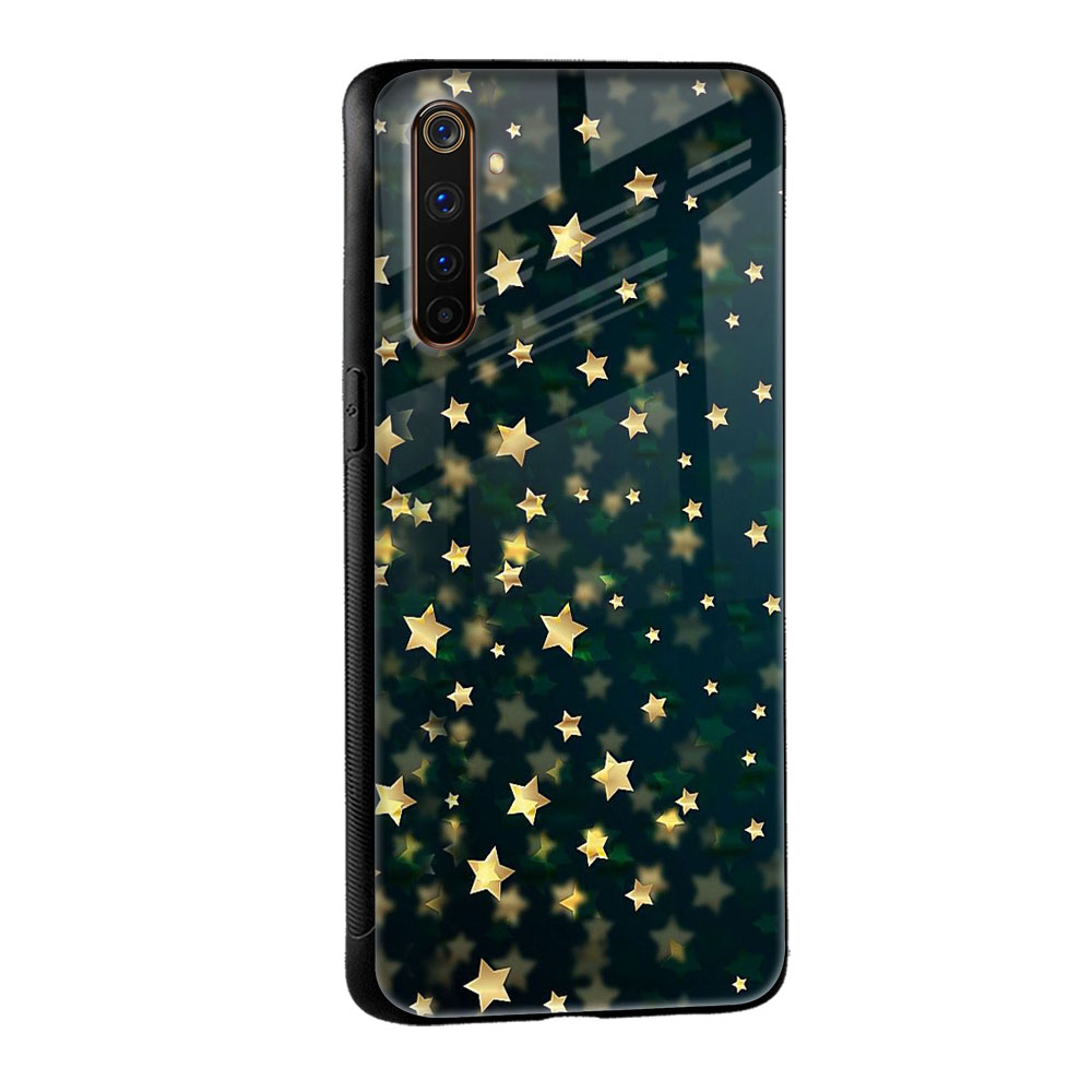 Dazzling Stars Glass Case For Realme 9 5G
