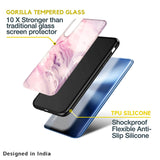 Diamond Pink Gradient Glass Case For Realme 9 5G