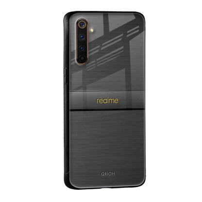 Grey Metallic Glass Case For Realme 10 Pro Plus 5G
