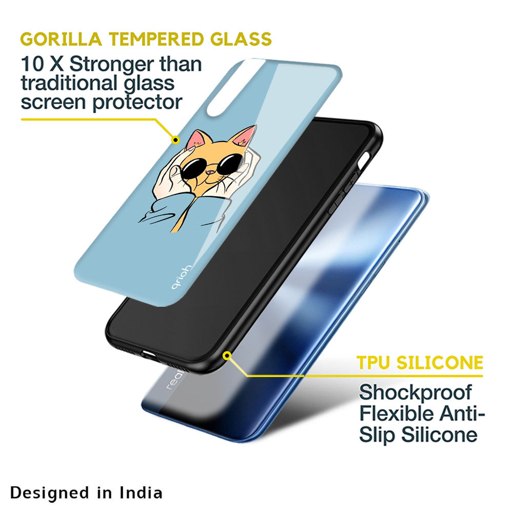 Adorable Cute Kitty Glass Case For Realme GT Neo3