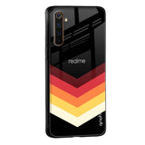 Abstract Arrow Pattern Glass Case For Realme C2