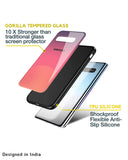 Sunset Orange Glass Case for Samsung Galaxy M12