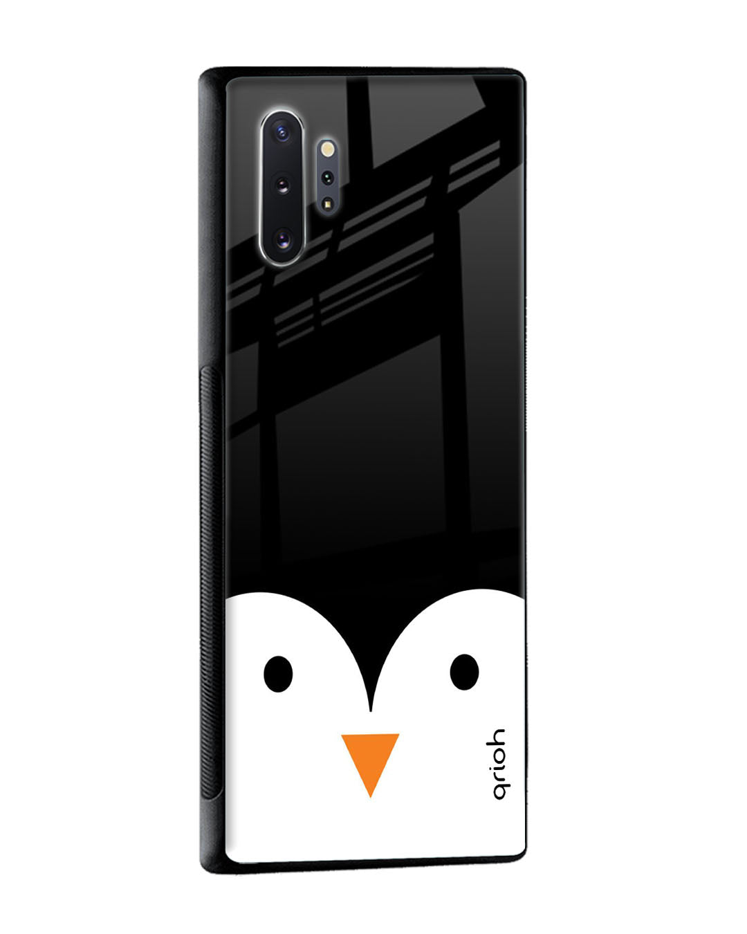 Cute Penguin Glass Case for Samsung Galaxy M12