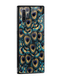 Peacock Feathers Glass case for Samsung Galaxy M12