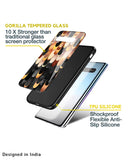 Bronze Abstract Glass Case for Samsung Galaxy M12