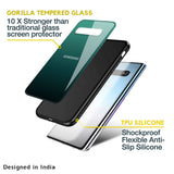 Palm Green Glass Case For Samsung Galaxy A03s