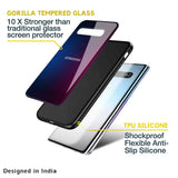 Mix Gradient Shade Glass Case For Samsung Galaxy A03s