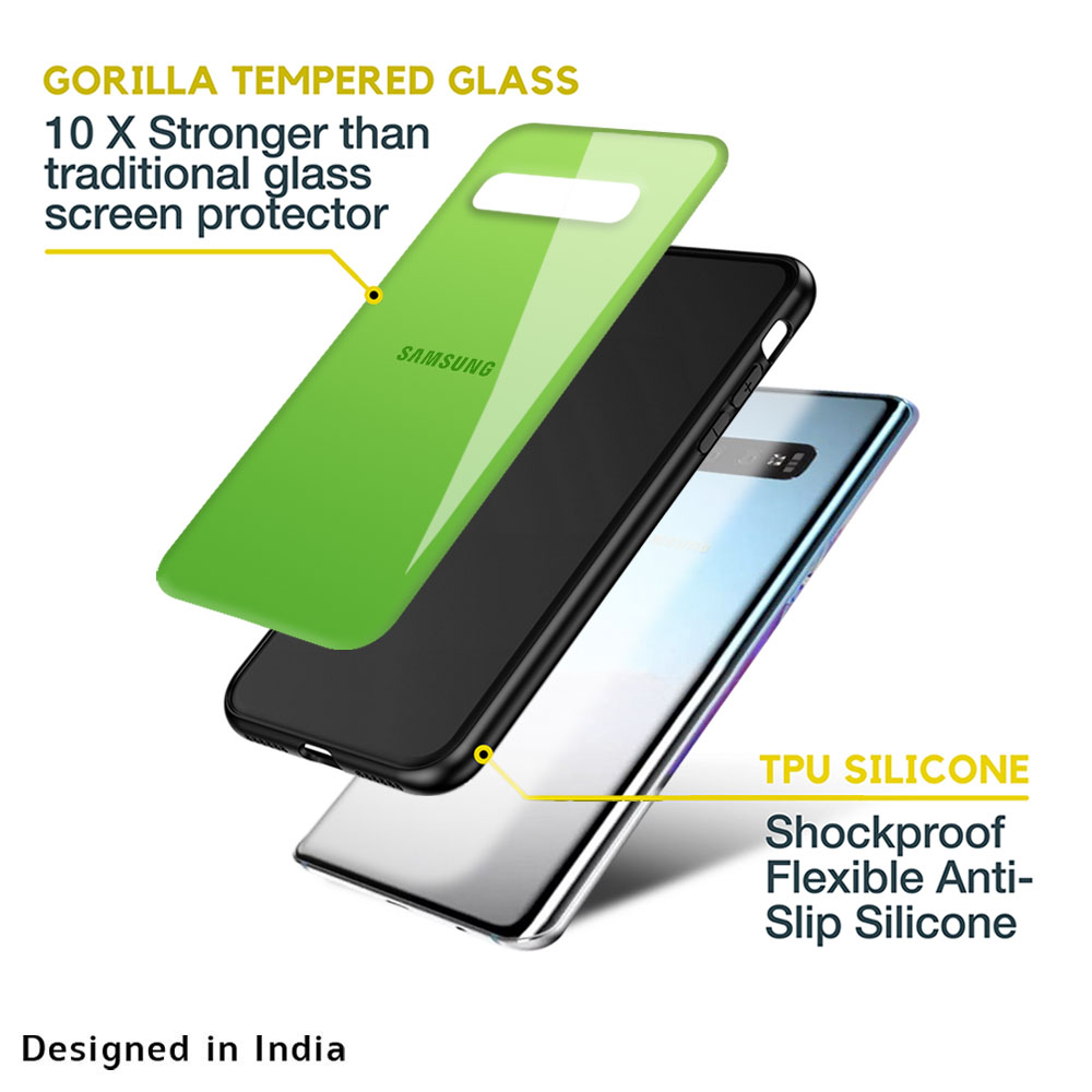 Paradise Green Glass Case For Samsung Galaxy M13