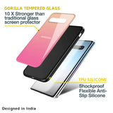 Pastel Pink Gradient Glass Case For Samsung Galaxy M13 5G