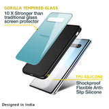 Arctic Blue Glass Case For Samsung Galaxy A03s