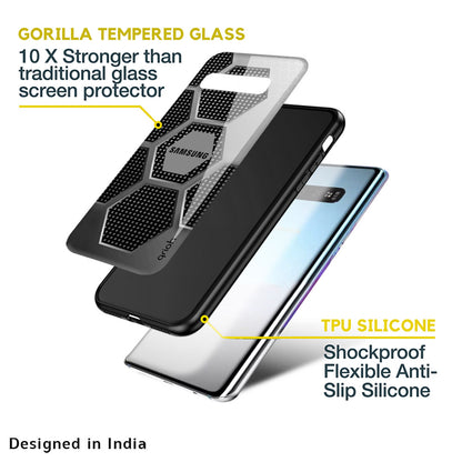 Hexagon Style Glass Case For Samsung Galaxy M13
