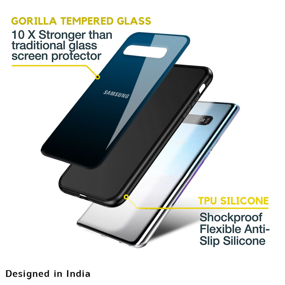 Sailor Blue Glass Case For Samsung Galaxy M13