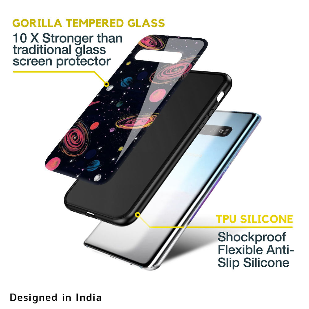 Galaxy In Dream Glass Case For Samsung Galaxy S10
