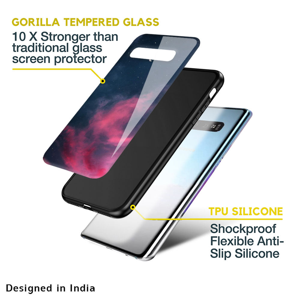 Moon Night Glass Case For Samsung Galaxy M13