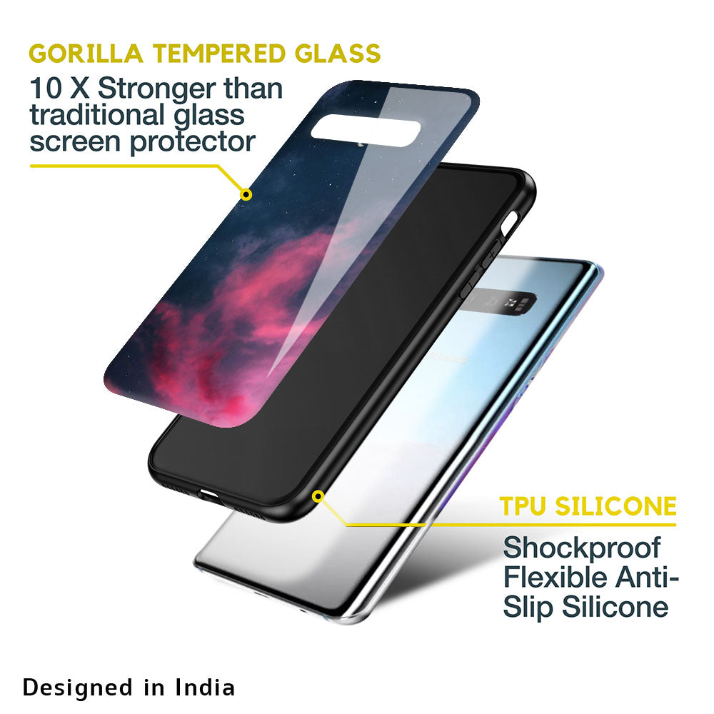 Moon Night Glass Case For Samsung Galaxy S10 Plus