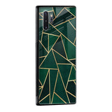 Abstract Green Glass Case For Samsung Galaxy M13