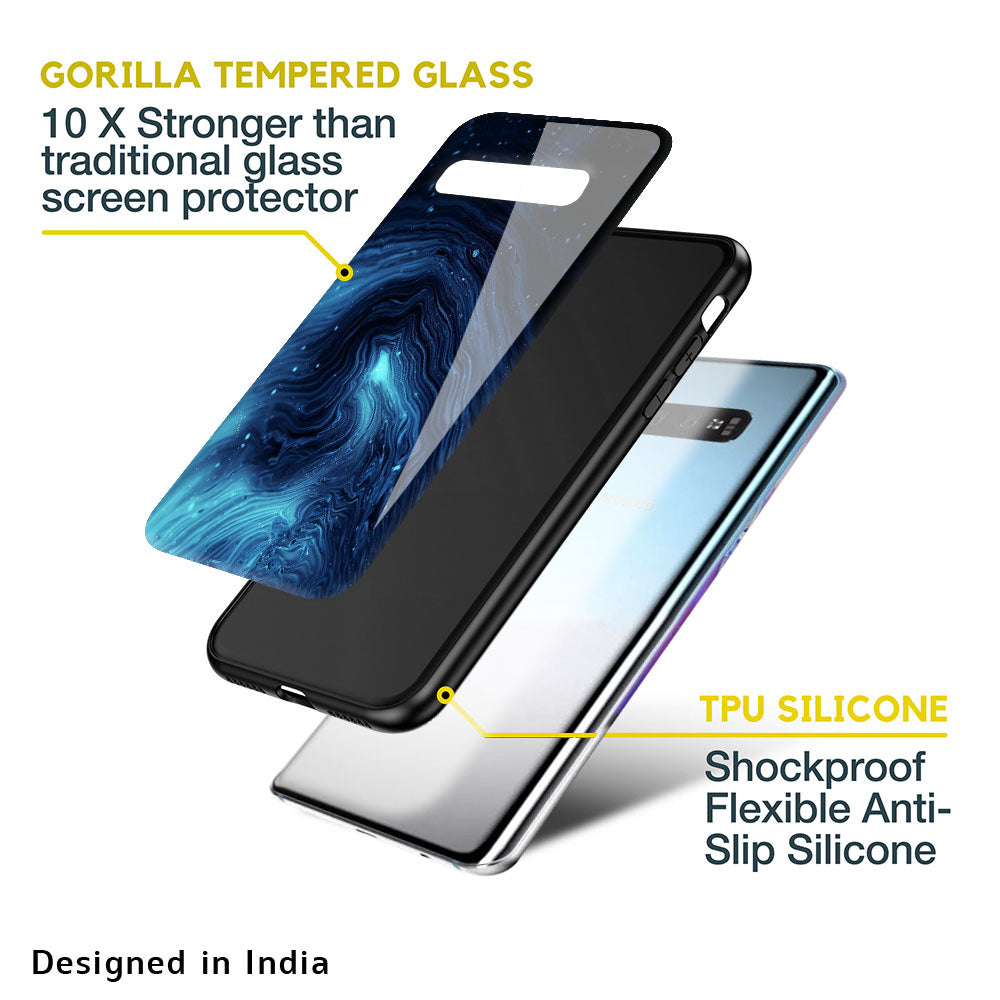 Dazzling Ocean Gradient Glass Case For Samsung Galaxy S10