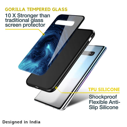 Dazzling Ocean Gradient Glass Case For Samsung Galaxy M13