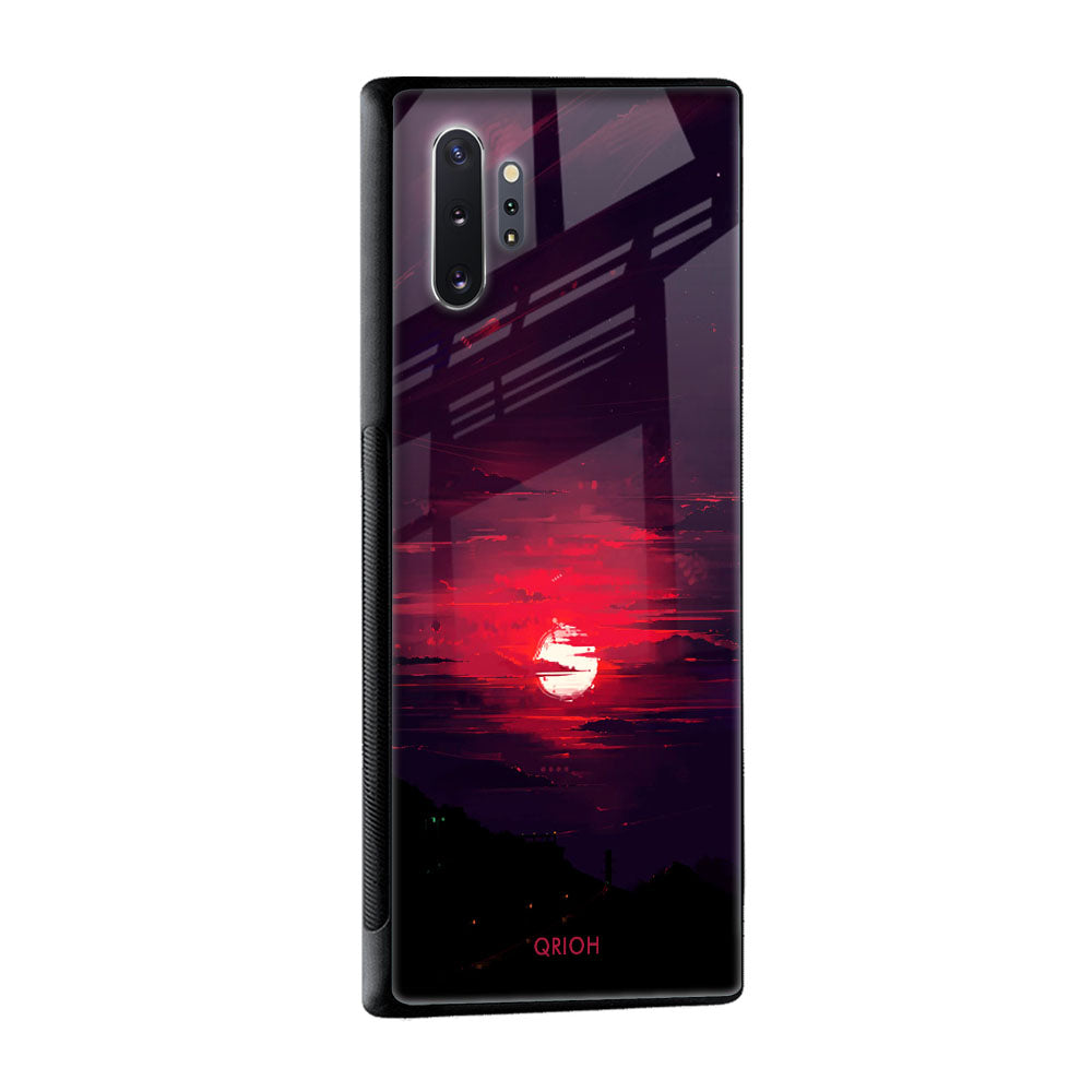 Morning Red Sky Glass Case For Samsung Galaxy F41