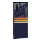 Tricolor Stripes Glass Case For Samsung Galaxy A73 5G