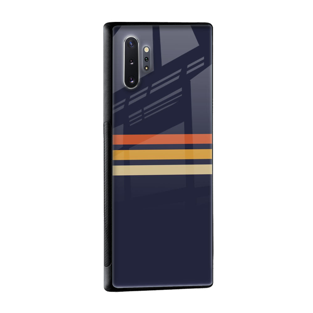 Tricolor Stripes Glass Case For Samsung Galaxy F41