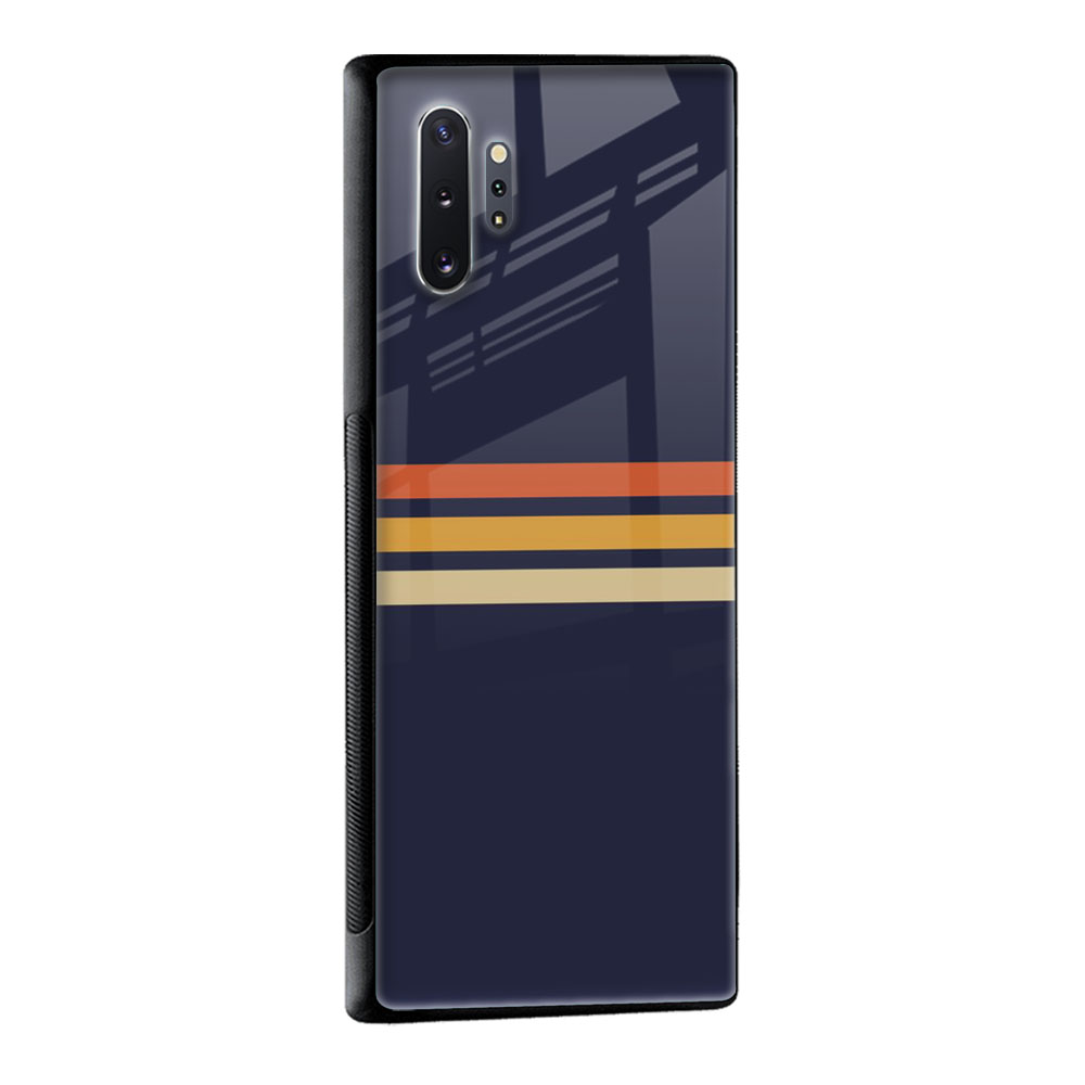 Tricolor Stripes Glass Case For Samsung Galaxy A33 5G