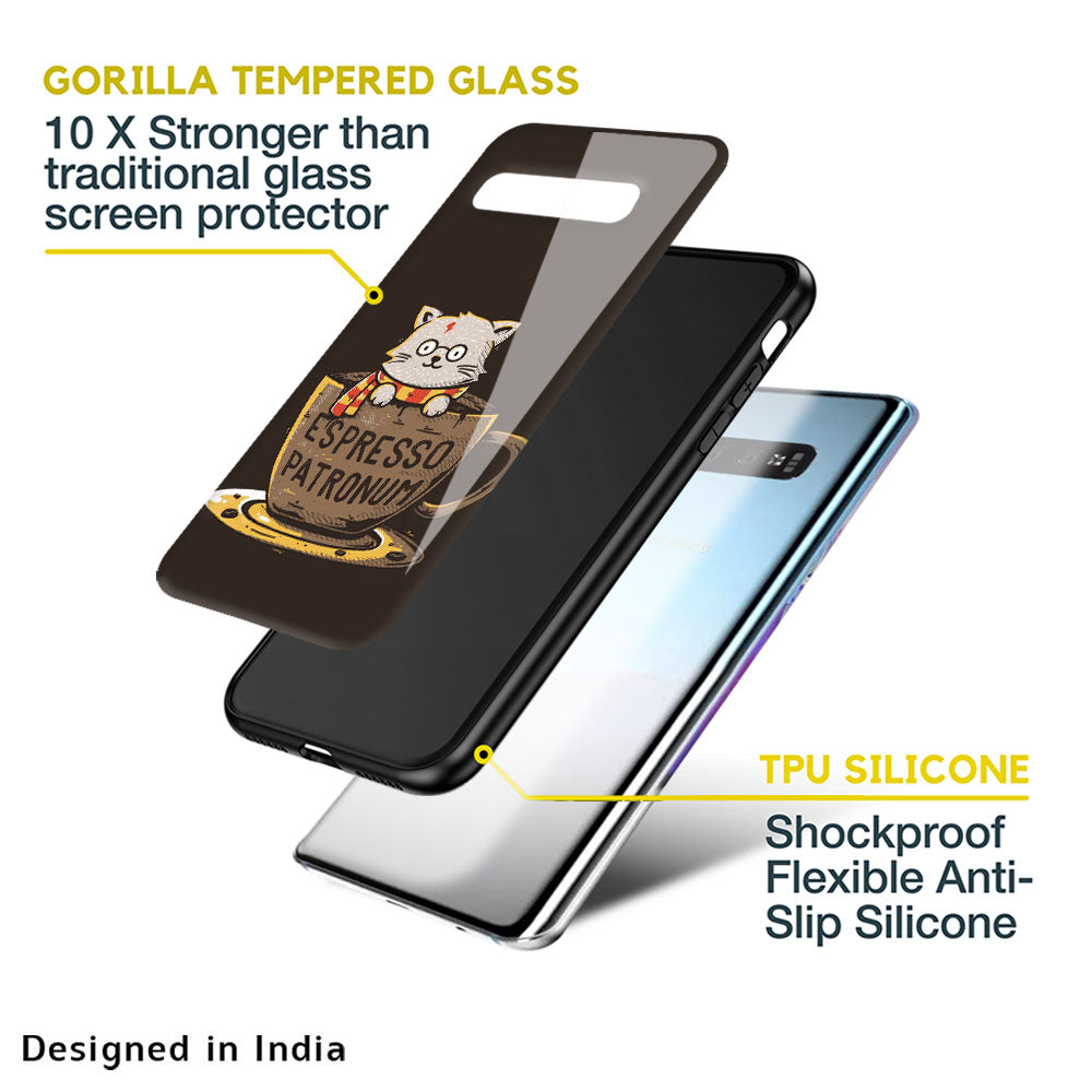 Tea With Kitty Glass Case For Samsung Galaxy M13
