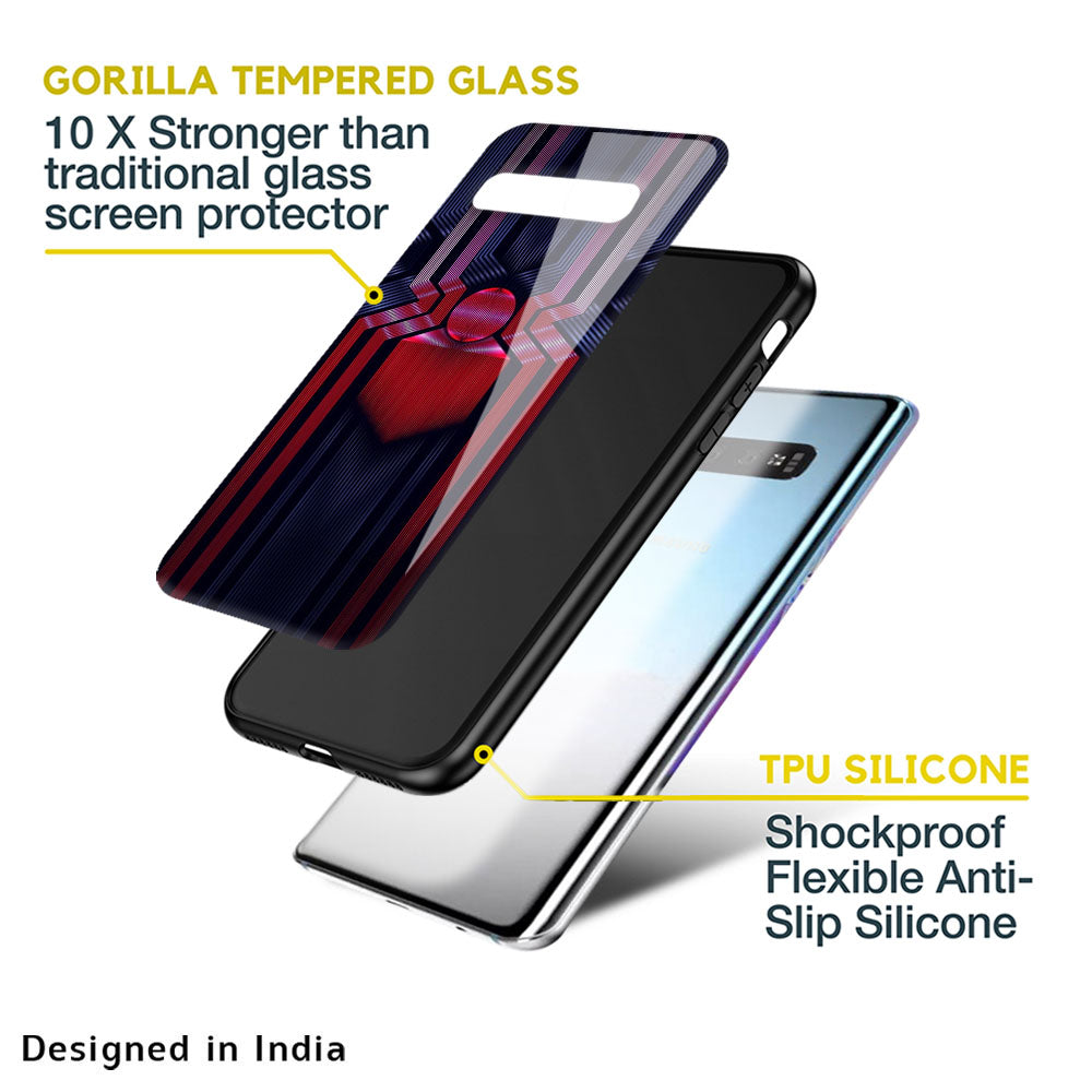 Super Art Logo Glass Case For Samsung Galaxy M13