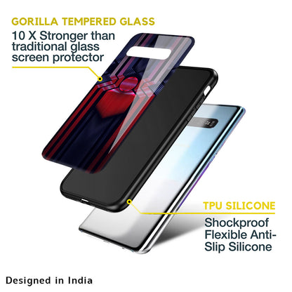 Super Art Logo Glass Case For Samsung Galaxy M13