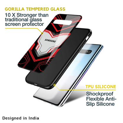 Quantum Suit Glass Case For Samsung Galaxy M13 5G