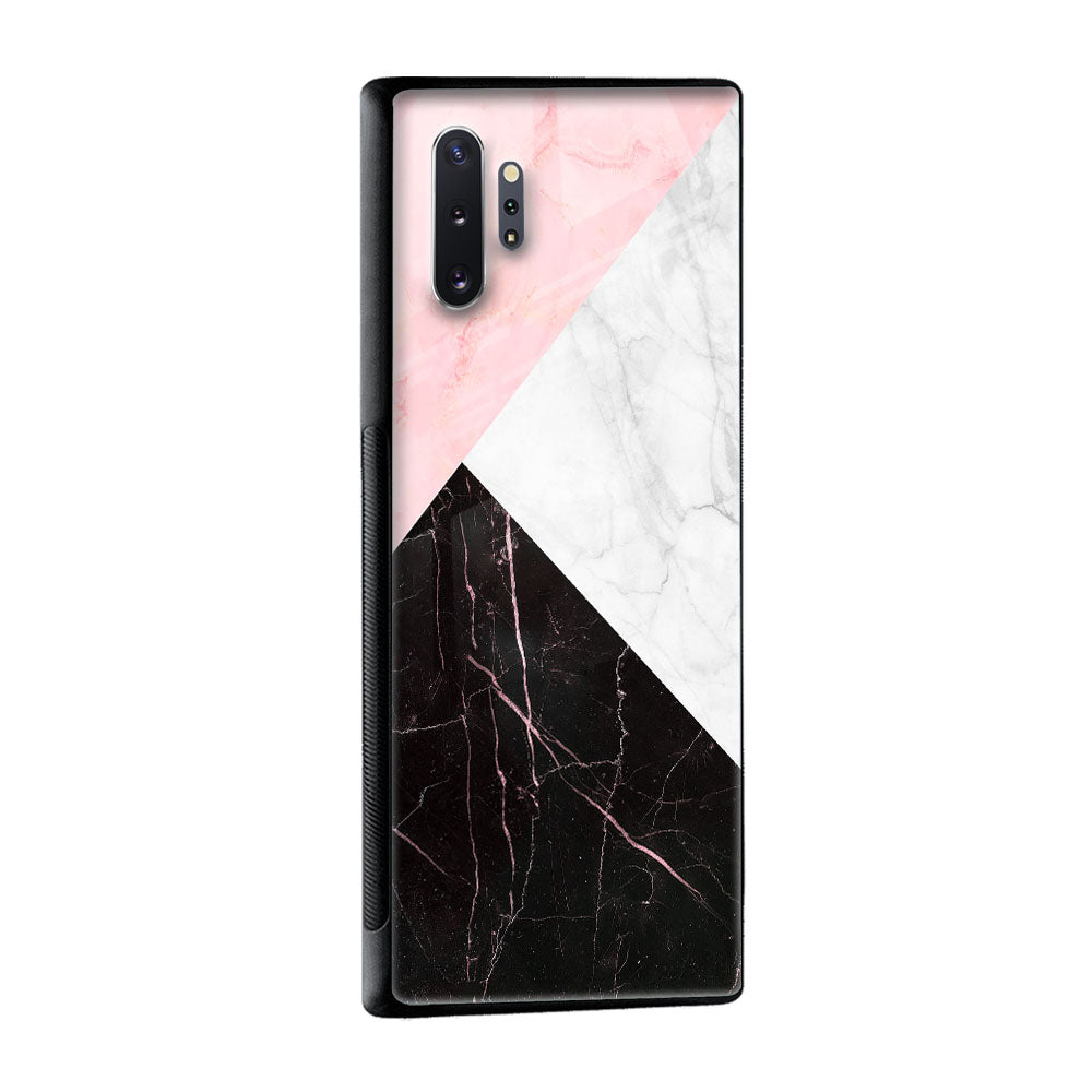 Marble Collage Art Glass Case For Samsung Galaxy A50