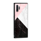 Marble Collage Art Glass Case For Samsung Galaxy A50